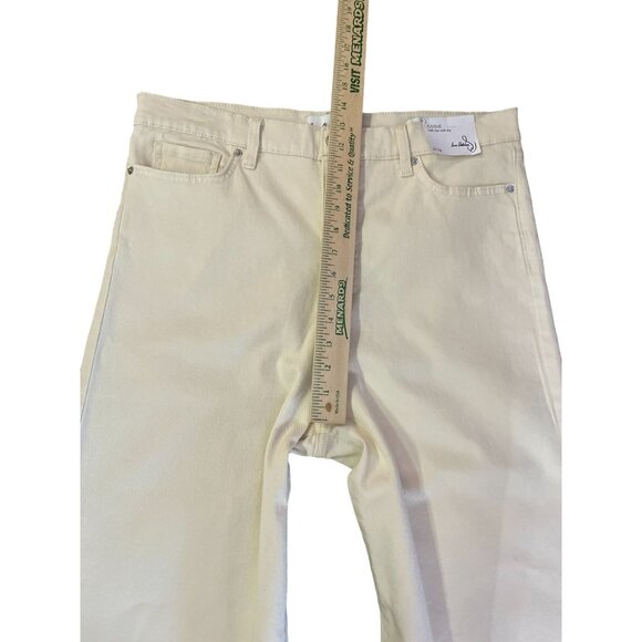 Sam Edelman Codie High Rise Wide Leg NEW 32/14 Undyed Natural - Picture 13 of 16